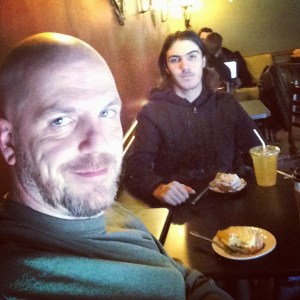 Hanging at Overflow Cafe