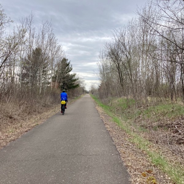 Old Abe Trail biking, to avoid the&nbsp;rain