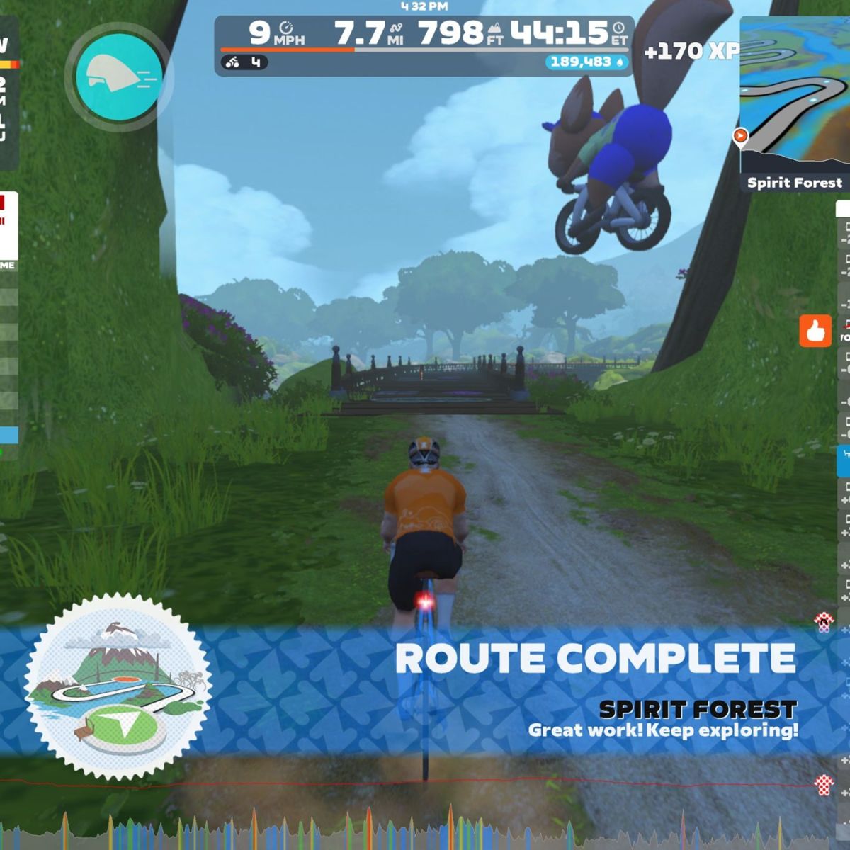 Trying out Zwift